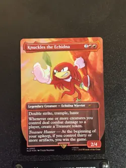 Knuckles the Echidna (Rainbow Foil) 2082 MTG Foil Secret Lair Drop Series - Image 1