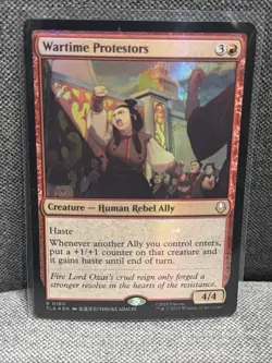 Wartime Protestors Avatar: The Last Airbender Foil - Image 1