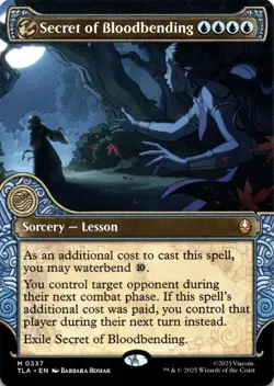 Secret of Bloodbending SHOWCASE Avatar: The Last Airbender Magic MTG NM - Image 1