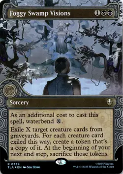 Foggy Swamp Visions FOIL SHOWCASE Avatar: The Last Airbender Magic MTG NM - Image 1