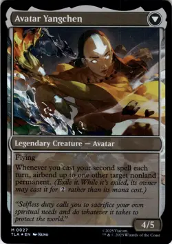 The Legend of Yangchen FOIL Avatar: The Last Airbender Magic MTG NM - Image 2