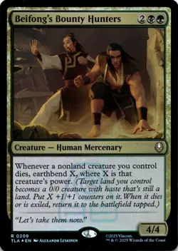 Beifong's Bounty Hunters FOIL Avatar: The Last Airbender Magic MTG NM - Image 1