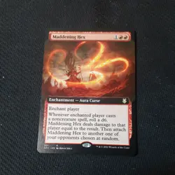 MTG ~ Maddening Hex (Extended Art) ~ Forgotten Realms Commander ~ NM ~ Rare - Image 1