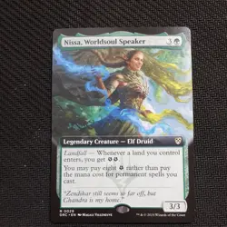 MTG Aetherdrift - Nissa, Worldsoul Speaker - Extended Art Rare - Image 1