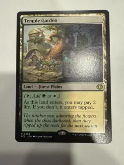 Temple Garden 268 R Lorwyn Eclipsed Magic the Gathering MTG NM - Image 1