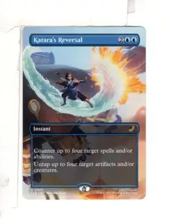 MTG SkeenAB Katara's Reversal BORDERLESS from TLE. NM. - Image 1
