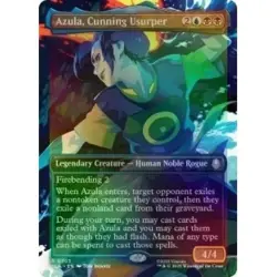 MTG Azula, Cunning Usurper (R 303) (Borderless Foil) Avatar: The Last Airbender - Image 1