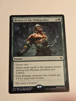 Return of the Wildspeaker X1 ELD MTG Throne Of Eldraine - Image 1