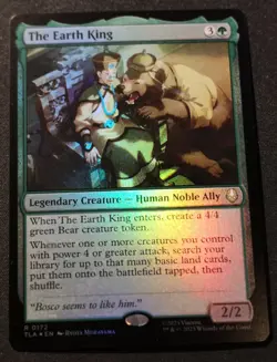 The Earth King - Foil - TLA - MTG - EN - NM - 0172 - Image 1