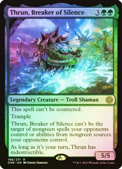 MTG FOIL Thrun, Breaker of Silence - Phyrexia: All Will Be One #186 - Image 1