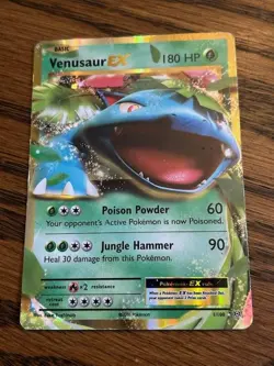 Pokemon Venusaur EX 1/108 XY Evolutions Ultra Rare Holo - MP - Image 1