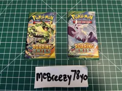x2 Pokemon XY Roaring Skies Booster Packs New Sealed - Image 1