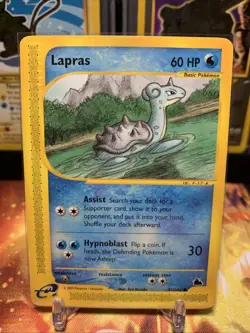 Pokemon TCG Skyridge Lapras 71/144 Non Holo 2003 E Series NM WOTC Vintage - Image 1