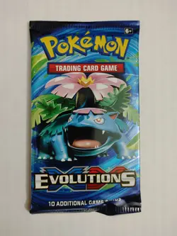 Sealed Booster Pack - XY Evolutions - Pokemon 2016 - unopened - Venusaur artwork - Image 1