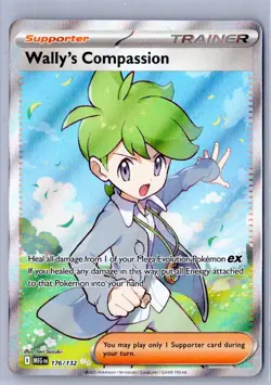 Wally's Compassion 176/132 - Pokemon TCG Mega Evolution Ultra Rare NM - Image 1