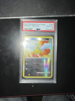 Pokemon Swablu (Shiny) SH5-12 Platinum Reverse Holo Shiny Holo Rare PSA 8 - Image 1