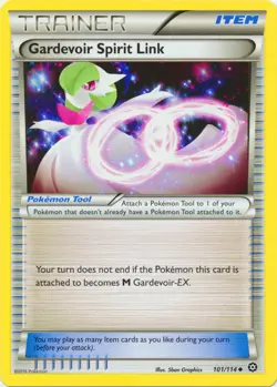 4x NM-Mint Gardevoir Spirit Link - 101/114 - Uncommon Pokemon Steam Siege - Image 1