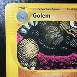 FREE SHIPPING Pokemon TCG - Golem - 49/165 - Rare - Expedition [Near Mint] - Image 2