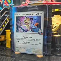 Team Rocket's Meowth Destined Rivals Pokemon TCG 149/182 Scarlet & Violet SV10 - Image 2