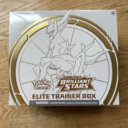Pokemon TCG Sword & Shield: Brilliant Stars Elite Trainer Box ETB Factory Sealed 820650850127 - Image 1