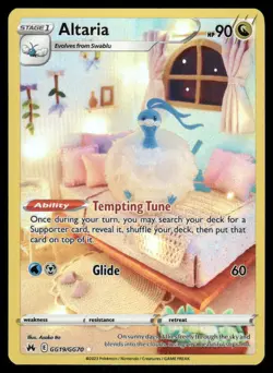 Pokemon Cards Altaria GG19/GG70 Crown Zenith Galarian Gallery Holo NM - Image 1