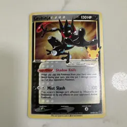 GRENINJA 2021 POKEMON CELEBRATIONS CLASSIC BLACK STAR PROMO HOLO Swsh144 - Image 1
