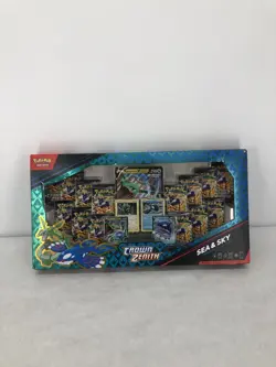 Pokemon TCG Crown Zenith Sea and Sky Premium Collection 14 Packs, NEW/box damage - Image 1