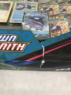 Pokemon TCG Crown Zenith Sea and Sky Premium Collection 14 Packs, NEW/box damage - Image 5