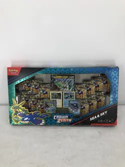 Pokemon TCG Crown Zenith Sea and Sky Premium Collection 14 Packs, NEW/box damage - Image 1