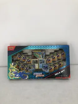 Pokemon TCG Crown Zenith Sea and Sky Premium Collection 14 Packs, NEW/box damage - Image 1