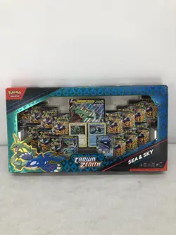 Pokemon TCG Crown Zenith Sea and Sky Premium Collection 14 Packs, NEW/box damage - Image 1