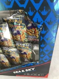 Pokemon TCG Crown Zenith Sea and Sky Premium Collection 14 Packs, NEW/box damage - Image 5