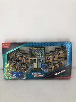Pokemon TCG Crown Zenith Sea and Sky Premium Collection 14 Packs, NEW/box damage - Image 1
