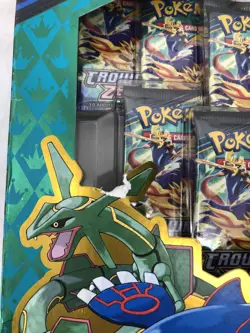 Pokemon TCG Crown Zenith Sea and Sky Premium Collection 14 Packs, NEW/box damage - Image 4