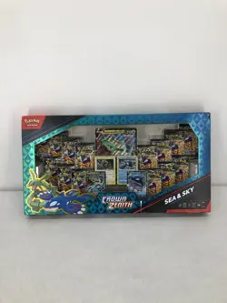 1 Pokemon TCG Crown Zenith Sea and Sky Premium Collection 14 Packs - Box damage - Image 1