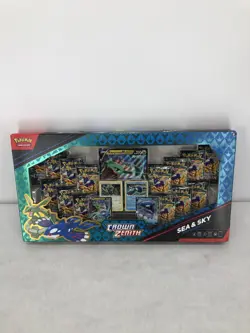 Pokemon TCG Crown Zenith Sea and Sky Premium Collection 14 Packs, NEW/box damage - Image 1
