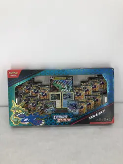 Pokemon TCG Crown Zenith Sea and Sky Premium Collection 14 Packs, NEW/box damage - Image 1