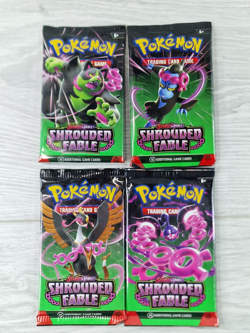 4 X Shrouded Fable Booster Packs Sealed Art Set Pokemon TCG Scarlet & Violet - Image 1
