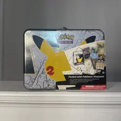 Pokemon 25th Anniversary Celebrations Treasure Chest Lunchbox Tin Factory SEALED - Image 1