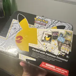Pokemon 25th Anniversary Celebrations Treasure Chest Lunchbox Tin Factory SEALED - Image 3