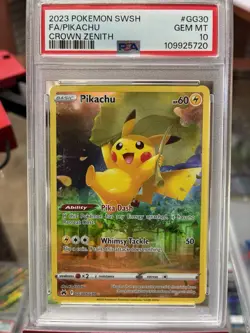 2023 Pokemon SWSH FA/Pikachu Crown Zenith #GG30 PSA 10 Gem Mint - Image 1