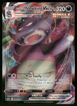 Pokemon Tcg Galarian Slowking VMAX #100 Pokemon Chilling Reign NM - Image 1