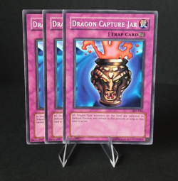 Yu-Gi-Oh TCG x3 Playset Dragon Capture Jar DB1 SDY Unlimited Mixed Sets NM - Image 1