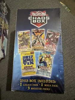 Yugioh Chaos Box 2022 1 Legacy Pack 1 Mega Pack 3 Booster Packs NEW!! 728192538209 - Image 2