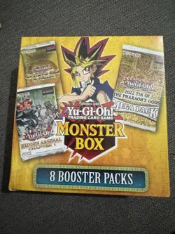Yugioh Monster Box Walmart 2023 8 Booster Packs Mystery W/1 Mega Pack Sealed - Image 1