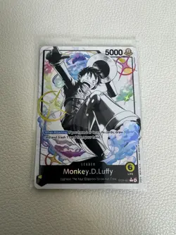 Monkey.D.Luffy 001 Parallel Starter Deck 29 Egghead Foil Bonus Pack Promo ST29-0 - Image 1