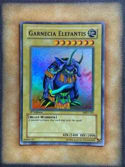 Yugioh Garnecia Elefantis MRD-125 Super Rare 1st Edition LP - Image 1