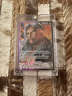 One Piece TCG King Alt Art Leader OP08-057 Two Legends English - Image 1