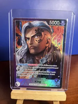 King Op08-057 Leader One Piece Two Legends Alt Art Foil English - Image 1