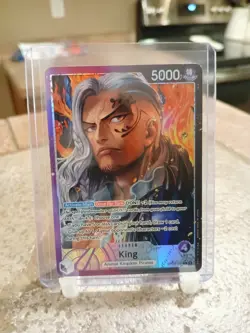 One Piece TCG King Alt Art Leader OP08-057 Two Legends English - Image 1